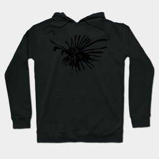 Lionfish silhouette Hoodie